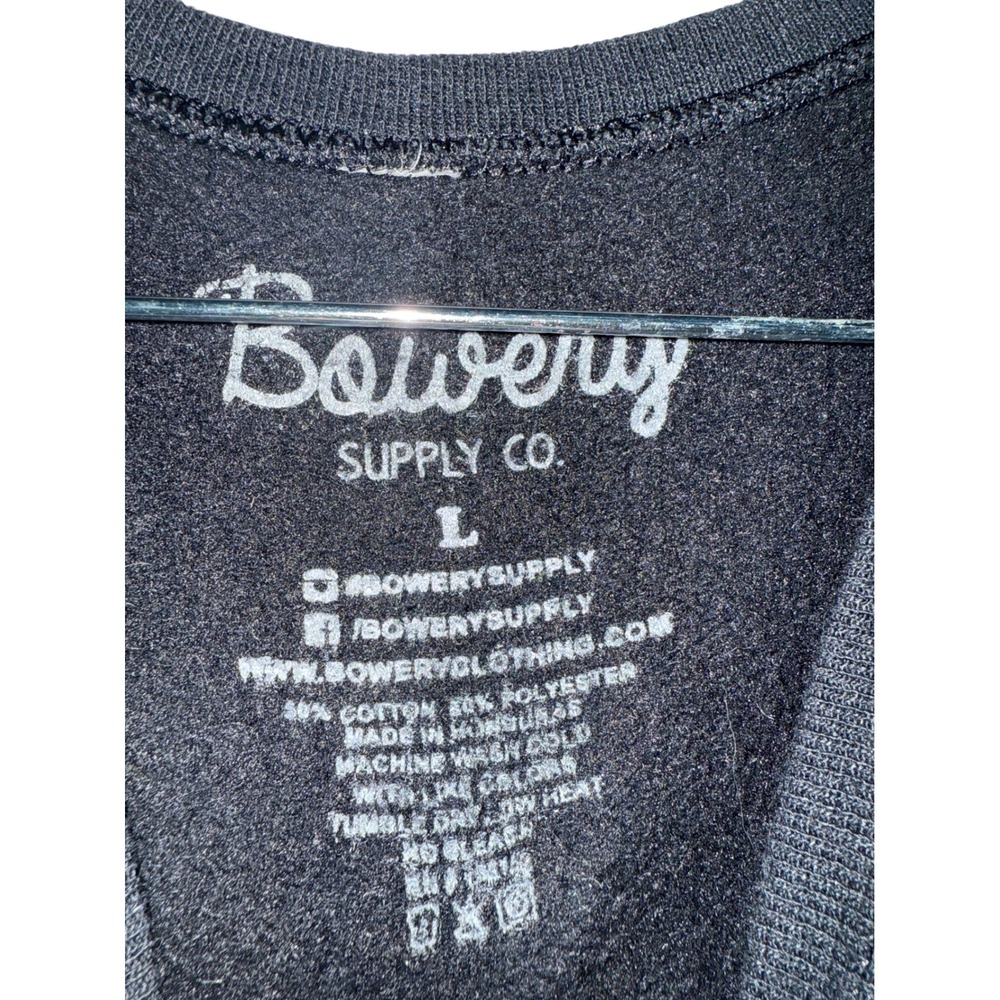 Bowery Supply Co Miami Florida Street Racer Car Graphic Sweatshirt Size L - Picture 4 of 7